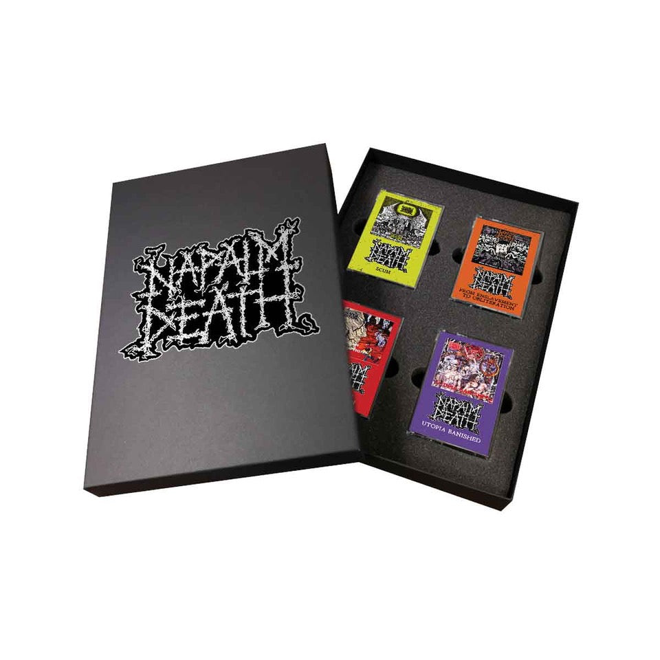 Napalm Death - 4 Cassette Collector's Box