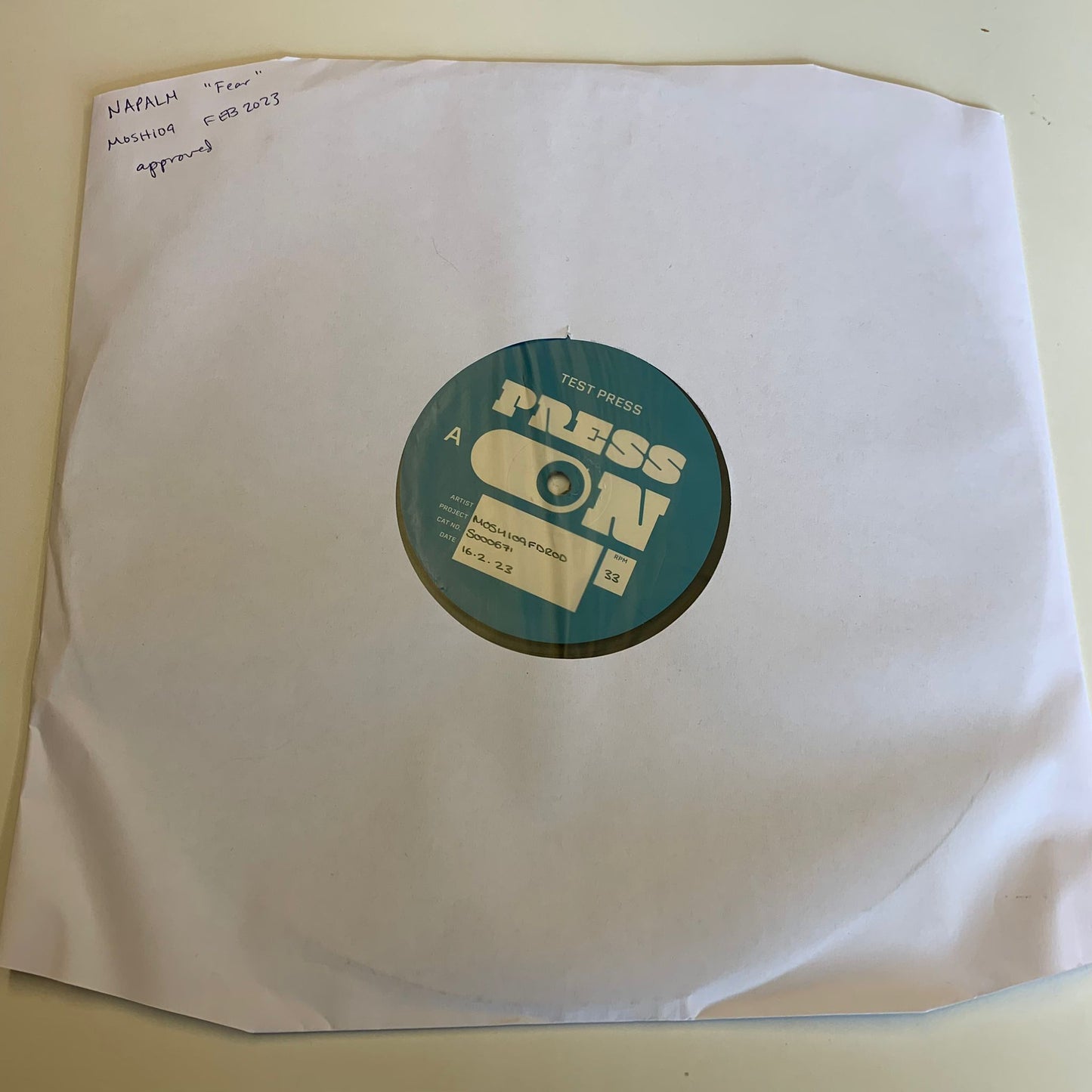Napalm Death - Fear, Emptiness, Despair (Test Pressing)