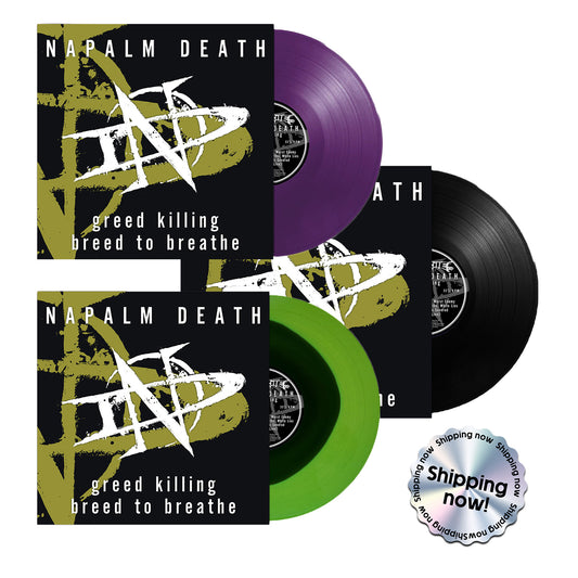 Napalm Death - Greed Killing / Breed To Breathe (single LP)
